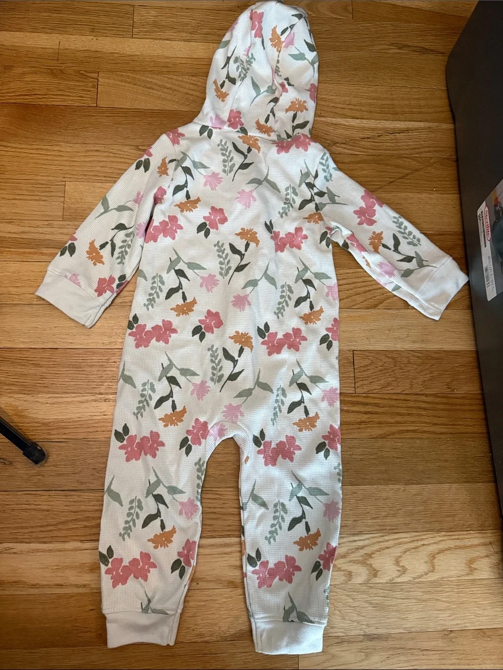 Carter's Hooded Floral Jumpsuit